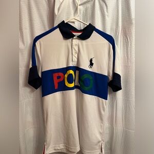 Polo sport Ralph Lauren golf shirt. Mens medium. Dryfit Men’s large.